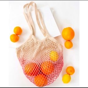 NEW Camp Collection Pink Dip Dyed Market Tote Beach